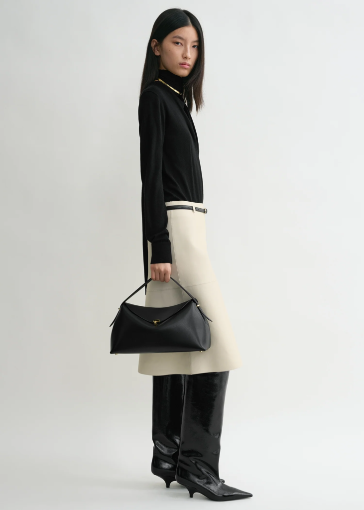 The Toteme T-Lock Bag in black