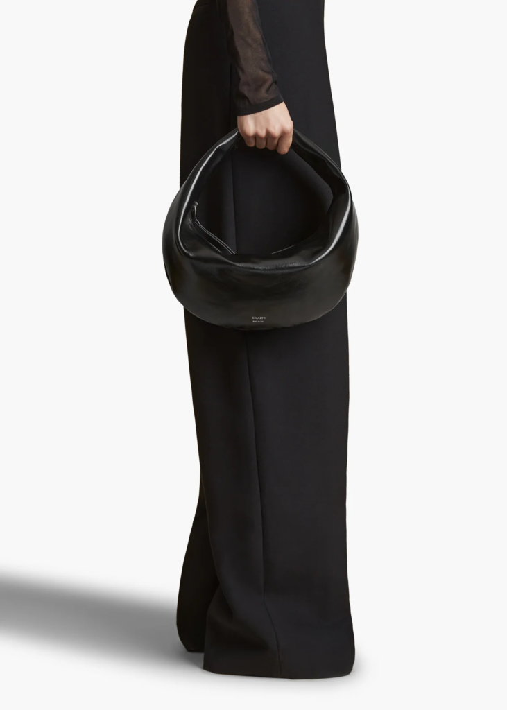 The Khaite Olivia Bag in Black Leather